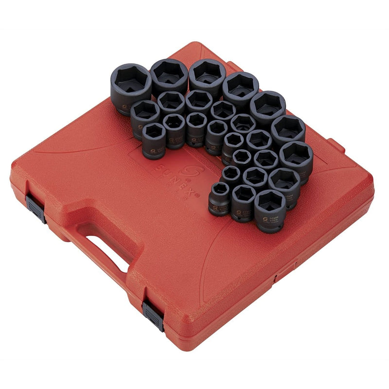Sunex 4692 26-Piece 3/4 In. Drive 6-Point Metric - Pelican Power Tool