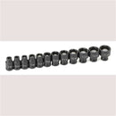 Grey Pneumatic 9712MG 1/4 in. Drive 12-Piece Metric Magnetic Impact Socket Set - Pelican Power Tool