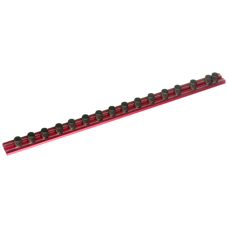 Vim Products MR16R16C 16" Red Magrail Tl Magnetic Socket Ho - Pelican Power Tool