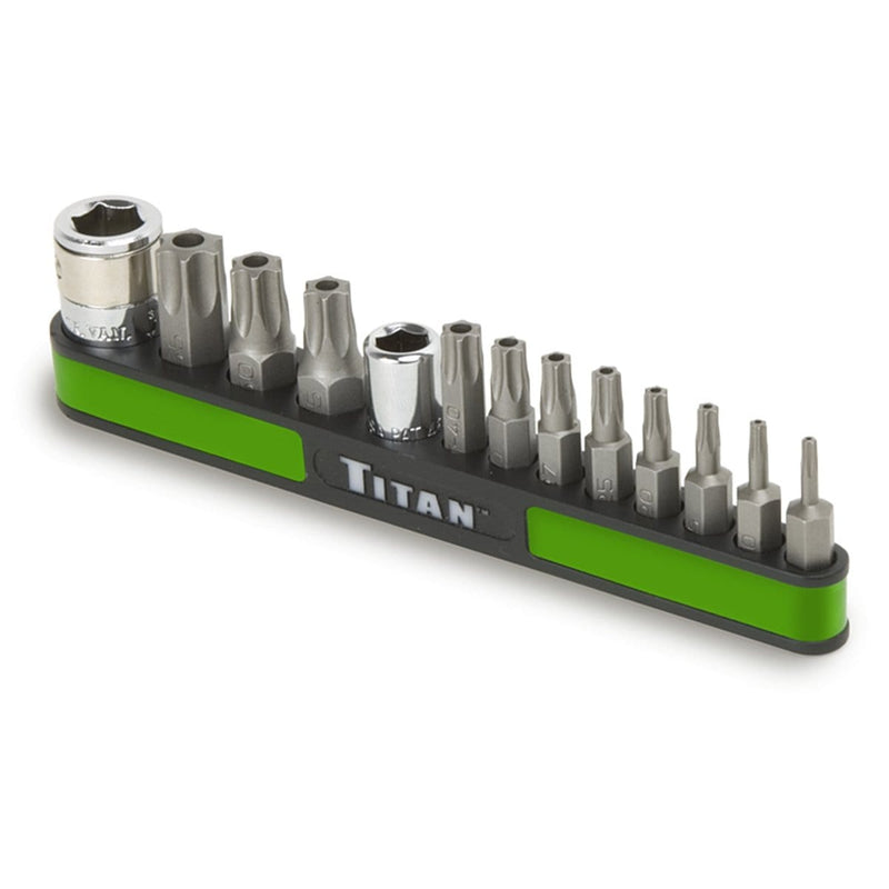 Titan 16113 13-Pc Tamper Resistant Torx Bit Set - Pelican Power Tool