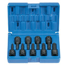 Grey Pneumatic 1200T 9-Piece 3/8" Drive Internal Star Impact Socket Set - Pelican Power Tool