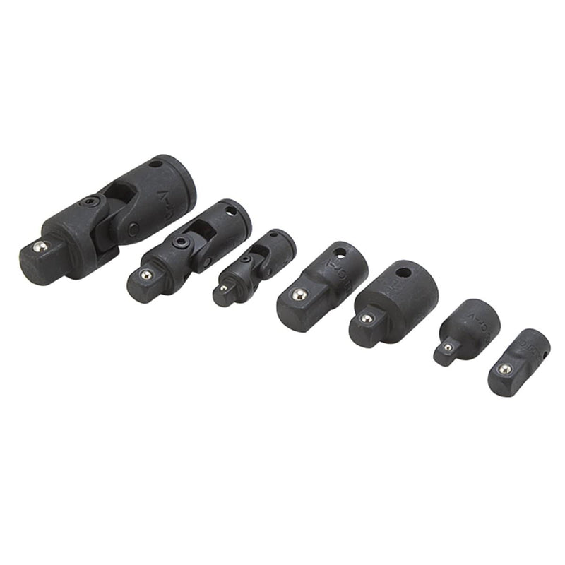 Titan 17408 7-Pc Chrome Adaptor And U-Joint Set - Pelican Power Tool