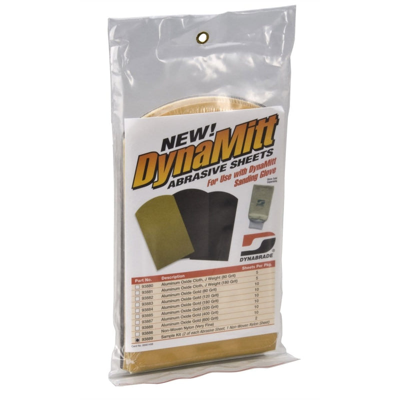 Dynabrade 93889 Dynamitt Abrasive Sheets (In Clear Hanger Pkg.) - Pelican Power Tool