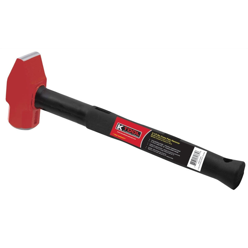 K Tool International CPID/3/16 3-1/2 Lb. Cross Pein Hammer With 16 In. Long Handl - Pelican Power Tool