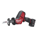Milwaukee 2520-21XC M12 Fuel Hackzall Recip Saw (1) Xc 4.0 Batt Kit - Pelican Power Tool