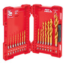 Milwaukee 48-89-4630 15-Pc Shockwave Titanium Shockwave Drill Bit Set - Pelican Power Tool