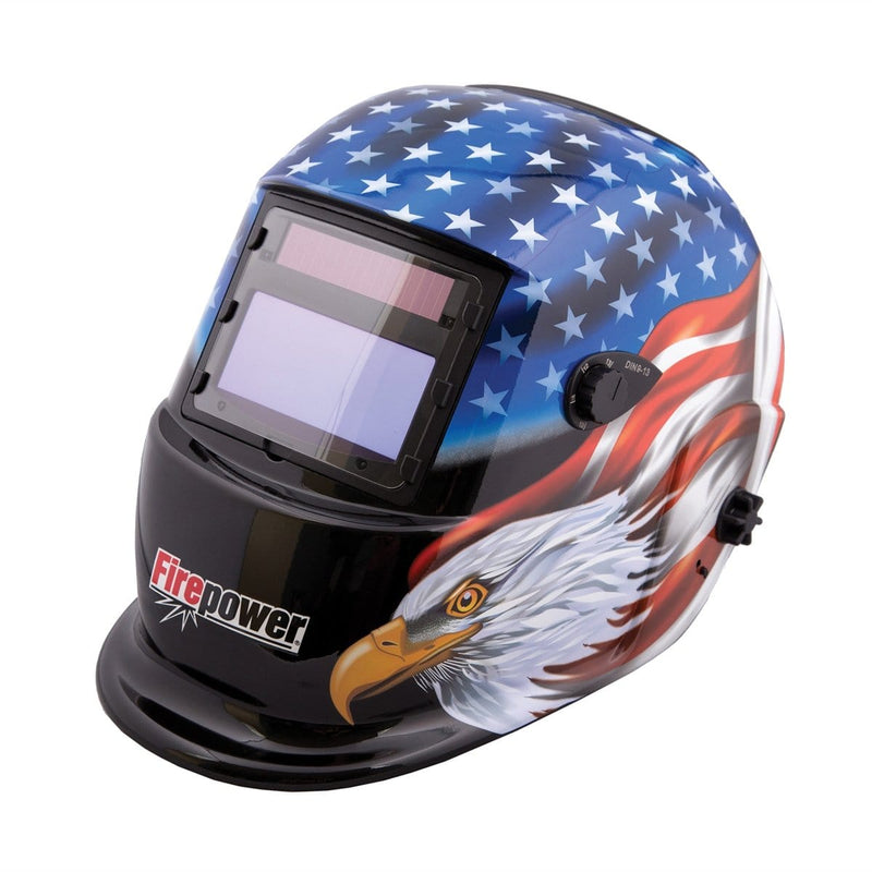 Firepower 1441-0087 Firepower Auto-Darkening Helmet - Stars & Stripes - Pelican Power Tool