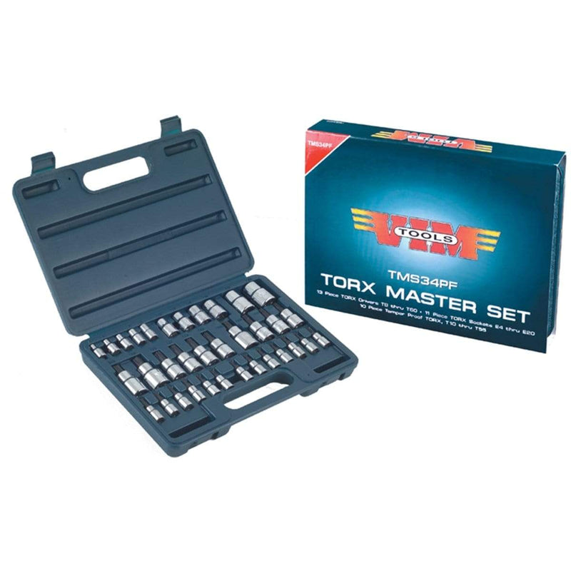 Vim Products TMS34PF Torx Master Set 34Pc - Pelican Power Tool